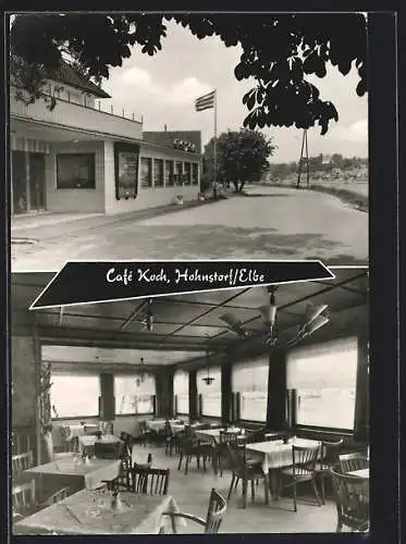 AK Hohnstorf /Elbe, Cafe Koch G. Peters