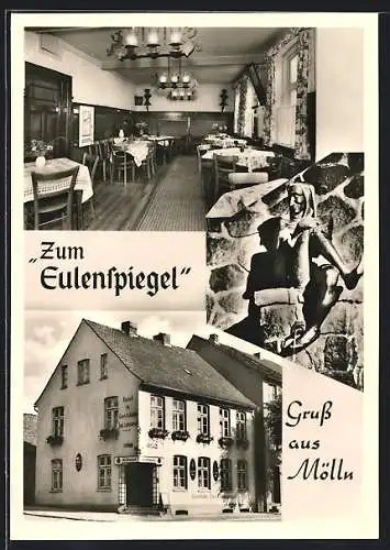 AK Mölln /Lauenburg, Hotel-Gaststätte zum Eulenspiegel H. Fick