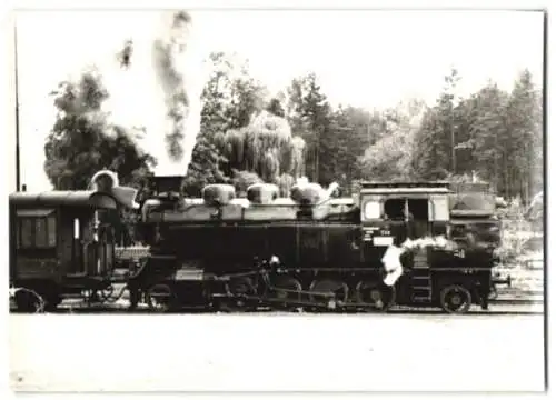 26 Fotografien Eisenbahn Tschechien, Ceskoslovenské státní dráhy CSD, verschiedene Dampf-Lokomotiven & Triebwagen