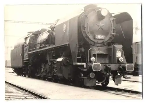 26 Fotografien Eisenbahn Tschechien, Ceskoslovenské státní dráhy CSD, verschiedene Dampf-Lokomotiven & Triebwagen