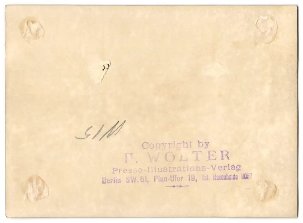 5 Fotografien 1.WK, Wolter, Berlin, Ansicht Berlin, Kadettenanstalt Lichterfelde, Ausbilder & Marine-Kadetten in Uniform 9