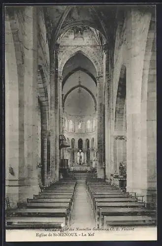 AK Saint-Menoux, La Nef de l`Eglise