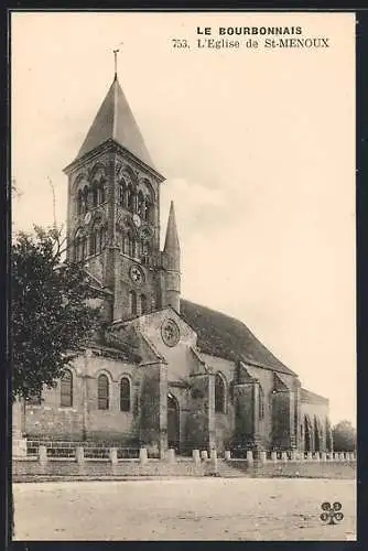 AK St-Menoux, L`Eglise de St-Menoux