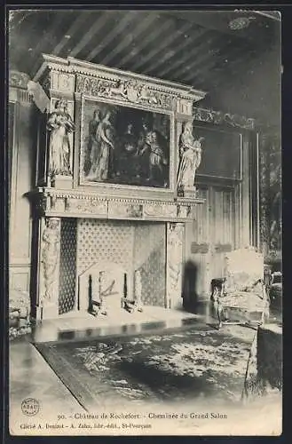 AK Rochefort, Chateau, Cheminée du Grand Salon