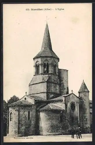 AK Marcillat /Allier, L`Eglise