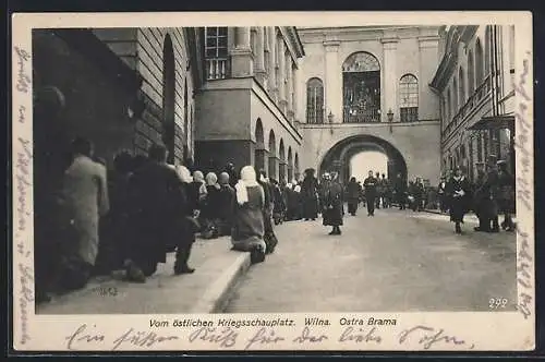 AK Wilna, Vom östlichen Kriegsschauplatz, Ossma Brama