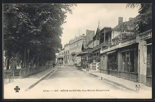 AK Néris-les-Bains, Rue Boirot Desjerviers