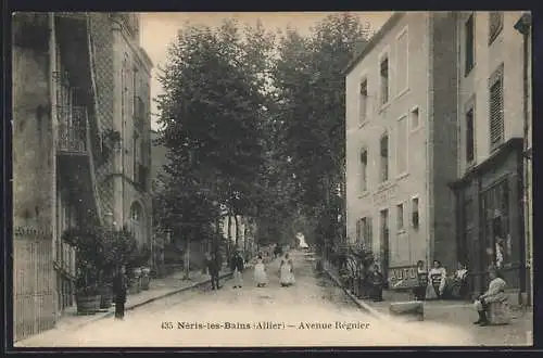 AK Néris-les-Bains, Avenue Régnier