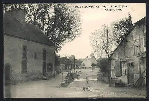 AK Chevagnes /Allier, Place St-Jean