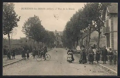 AK Buxières-les-Mines, Rue de la Mairie