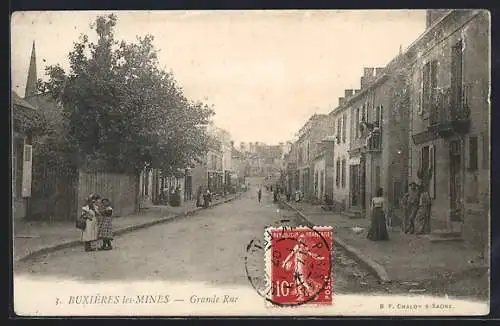 AK Buxières-les-Mines, Grande Rue