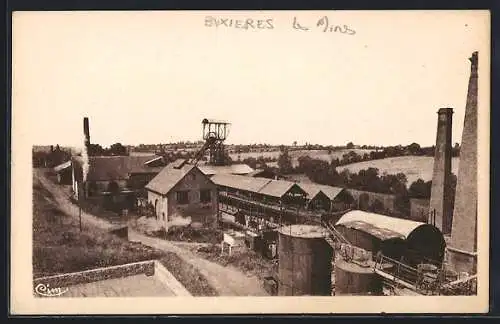 AK Buxières-les-Mines, Vue des Mines du Meiglin