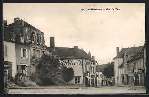 AK Bellenaves /Allier, Grande Rue, Cahussures Chapellerie