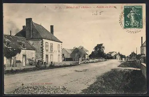 AK Molinet /Allier, Route de Diou