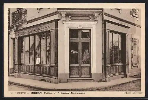 AK Bellerive /Allier, Migeon, Tailleur, 17, Avenue Jean-Jaurès