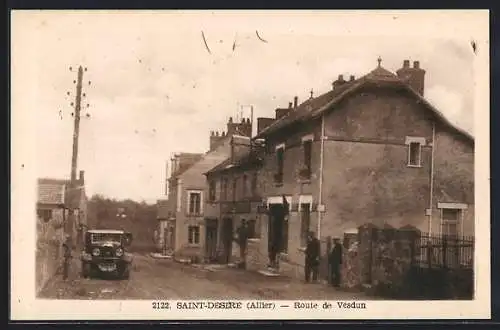 AK Saint-Désiré /Allier, Route de Vesdun