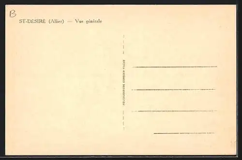 AK Saint-Désiré /Allier, Vue generale