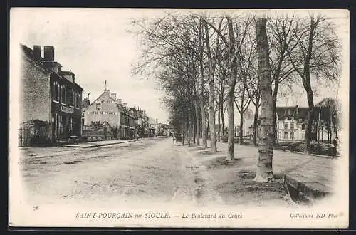 AK Saint-Pourcain-sur-Sioule, Le Boulevard du Cours