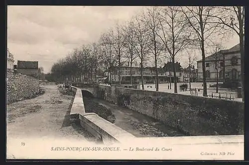 AK Saint-Pourcain-sur-Sioule, Le Boulevard du Cours