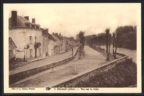 AK Ebreuil /Allier, Vue sur la Jetée