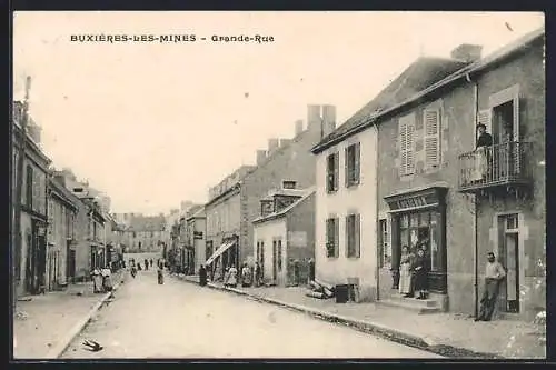 AK Buxières-les-Mines, Grande-Rue