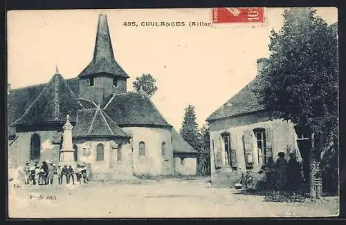 AK Coulanges /Allier, Eglise et Monument