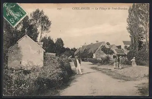 AK Coulanges, Le Village de Pont-Bourdon