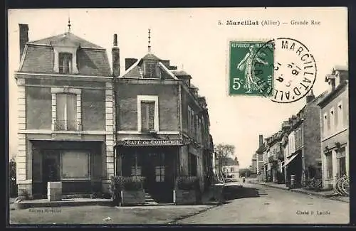 AK Marcillat /Allier, Grande Rue