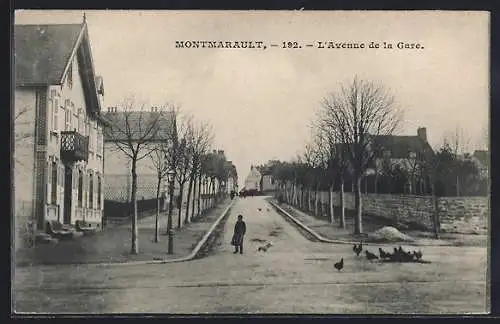 AK Montmarault, L`Avenue de la Gare