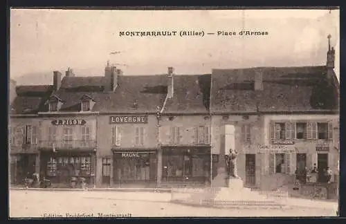 AK Montmarault /Allier, Place d`Armes