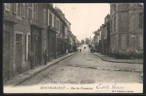 AK Montmarault /Allier, Rue du Commerce