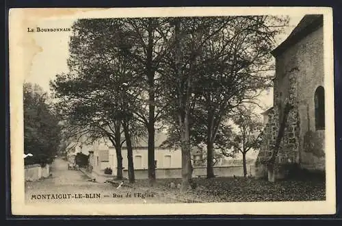 AK Montaigut-le-Blin, Rue de l`Eglise