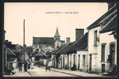 AK Lurcy-Lévy, Rue de Lévy