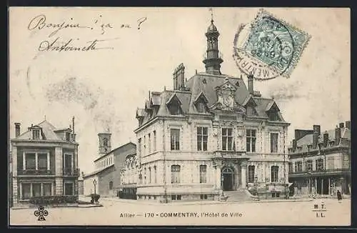AK Commentry /Allier, L`Hotel d Ville