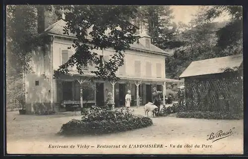 AK Vichy, Restaurant de L`Ardoisière, Vu du côté du Parc