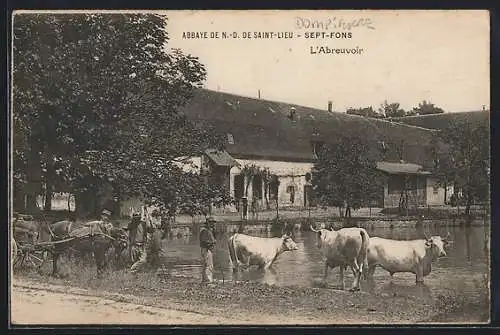 AK Dompierre-sur-Besbre, Abbaye de Notre-Dame de Saint-Lieu Sept-Fons, L`Abreuvoir