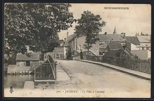 AK Jaligny, Le Pont a l'arrivee