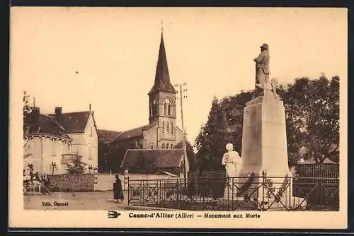 AK Cosne-d`Allier, Monument aux Morts