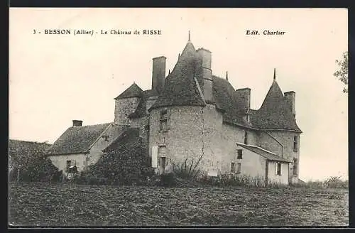 AK Besson /Allier, Le Château de Risse