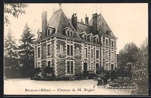 AK Beaulon /Allier, Château de M. Rogier