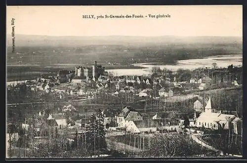 AK Billy près St-Germain-des-Fossés, Vue générale