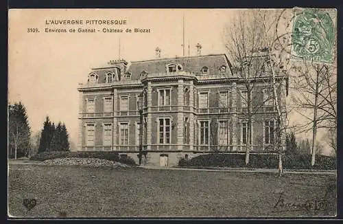 AK Gannat, L`Auvergne Pittoresque, Château de Biozat