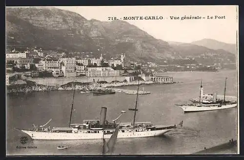 AK Monte-Carlo, Vue generale, Le Port