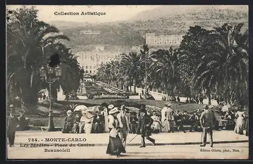 AK Monte-Carlo, Les Jardins, Place du Casino Beausoleil