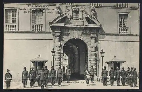 AK Monaco, Ancienne Garde d`honneur du prince de Monaco