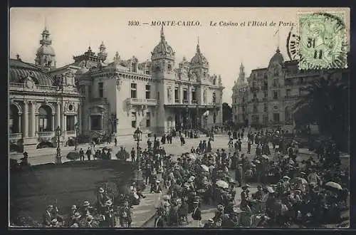 AK Monte-Carlo, Le Casino et l`Hotel de Paris