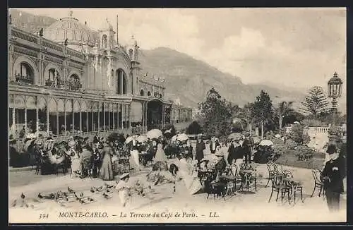 AK Monte-Carlo, La Terrasse du Café de Paris