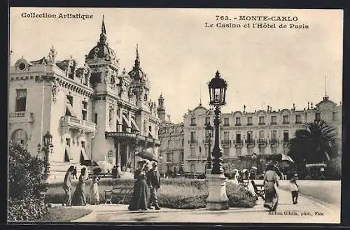 AK Monte-Carlo, Le Casino et l`Hotel de Paris