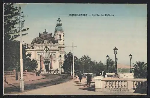 AK Monte-Carlo, Entrée du Theatre