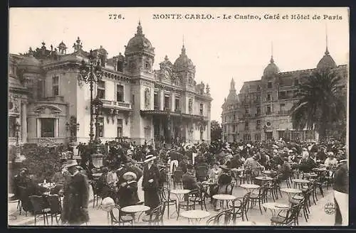 AK Monte-Carlo, Le Casino, Café et Hotel de Paris